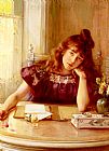 Albert Lynch Canvas Paintings - The Letter